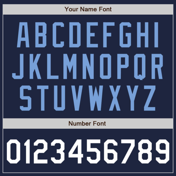 Custom Navy White-Light Blue Authentic Baseball Jersey