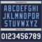 Custom Navy White-Light Blue Authentic Baseball Jersey