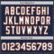 Custom Navy White-Orange Authentic Baseball Jersey