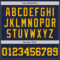 Custom Navy Gold Authentic Baseball Jersey