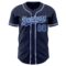 Custom Navy Royal-White Authentic Baseball Jersey