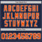 Custom Navy Orange-White Authentic Baseball Jersey