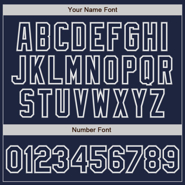 Custom Navy Navy-Gray Authentic Baseball Jersey