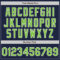 Custom Navy Neon Green-White Authentic Baseball Jersey