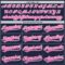 Custom Navy White Pinstripe Pink Authentic Baseball Jersey