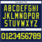 Custom Navy Neon Yellow Authentic Baseball Jersey