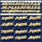 Custom Navy White-Yellow Authentic Baseball Jersey