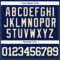 Custom Navy Cream Authentic Baseball Jersey