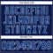 Custom Navy White Pinstripe Royal Authentic Baseball Jersey
