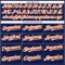 Custom Navy White-Orange Authentic Baseball Jersey