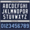 Custom Navy Light Blue-White Authentic Baseball Jersey