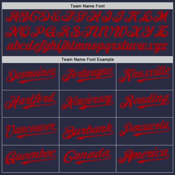 Custom Navy Red Mesh Authentic Throwback Baseball Jersey