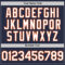 Custom Navy White-Orange Mesh Authentic Throwback Baseball Jersey