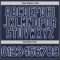 Custom Navy White-Gray Mesh Authentic Throwback Baseball Jersey