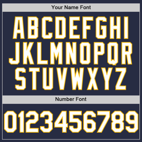 Custom Navy White-Gold Mesh Authentic Throwback Baseball Jersey