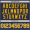 Custom Navy Gold-White Mesh Authentic Throwback Baseball Jersey