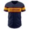 Custom Navy Crimson-Gold Authentic Baseball Jersey