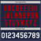 Custom Navy White-Red Authentic Baseball Jersey