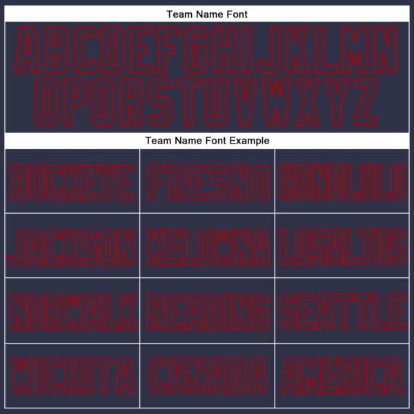 Custom Navy Red Mesh Authentic Throwback Baseball Jersey