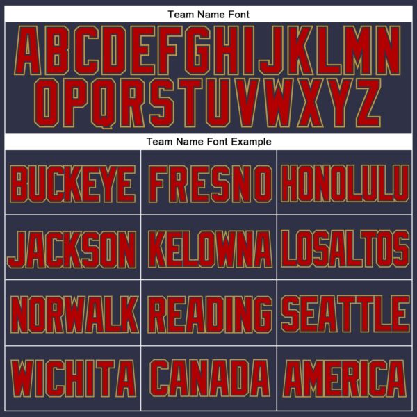 Custom Navy Red-Old Gold Mesh Authentic Throwback Baseball Jersey