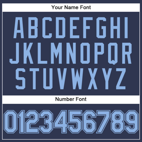 Custom Stitched Navy Light Blue Sports Pullover Sweatshirt Hoodie