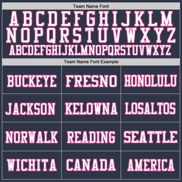 Custom Navy Pink-White Mesh Authentic Throwback Football Jersey