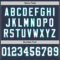Navy0899-3 Custom Navy White-Teal Mesh Authentic Throwback Football Jersey