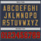 Navy0901-3 Custom Navy Red-Old Gold Mesh Authentic Throwback Football Jersey