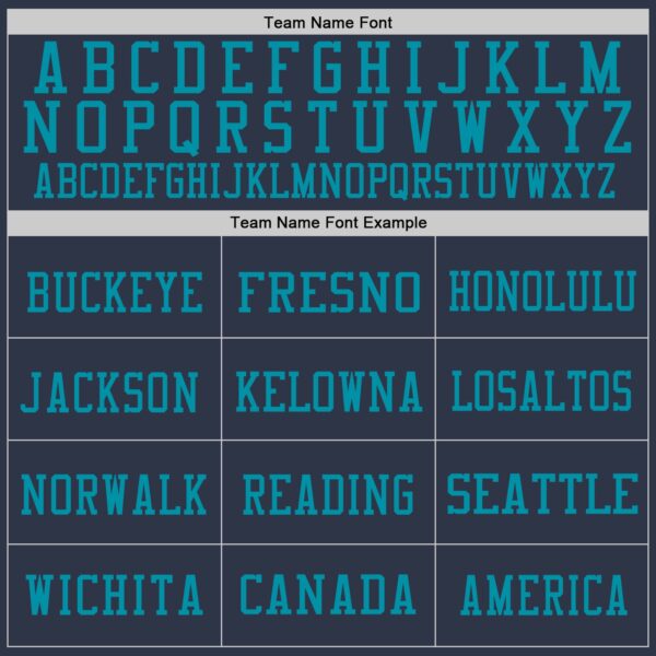 Custom Navy Teal Mesh Authentic Throwback Football Jersey