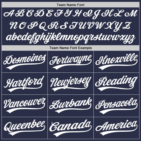 Custom Navy Light Blue-White Authentic Throwback Baseball Jersey