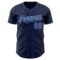 Custom Navy Royal-White Authentic Baseball Jersey