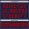 Custom Navy Red Authentic Baseball Jersey