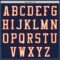 Custom Navy Cream-Red Authentic Baseball Jersey
