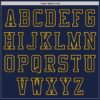 Custom Navy Gold Authentic Baseball Jersey