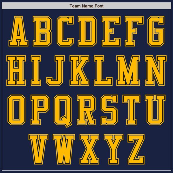 Custom Navy Gold Authentic Baseball Jersey