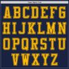 Custom Navy Gold Authentic Baseball Jersey