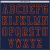 Custom Navy Orange Authentic Baseball Jersey
