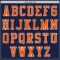 Custom Navy Orange-White Authentic Baseball Jersey