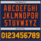 Custom Navy Gold-Orange Authentic Baseball Jersey