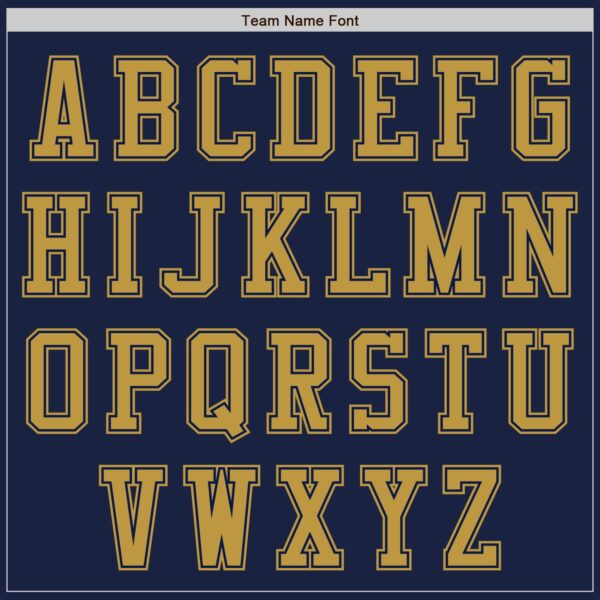 Custom Navy Old Gold Authentic Baseball Jersey