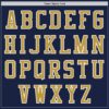 Custom Navy Old Gold-White Authentic Baseball Jersey