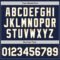 Custom Navy White-Old Gold Authentic Baseball Jersey
