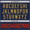 Custom Navy Red-Old Gold Authentic Baseball Jersey