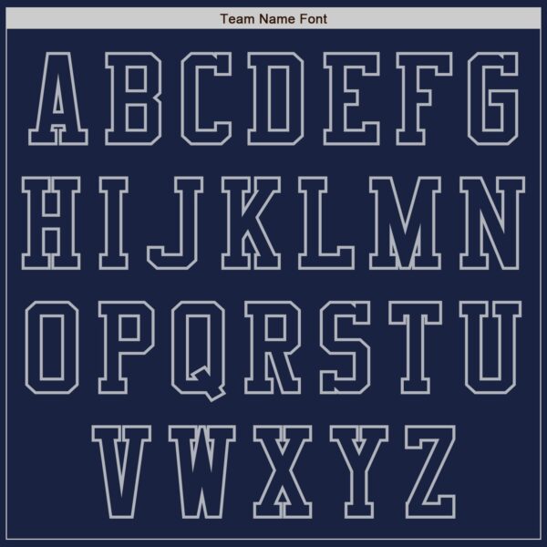 Custom Navy Gray Authentic Baseball Jersey