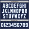 Custom Navy White-Light Blue Authentic Baseball Jersey