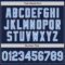 Custom Navy Light Blue-White Authentic Baseball Jersey