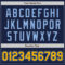 Custom Navy Gold-Light Blue Authentic Baseball Jersey