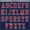 Custom Navy Crimson-White Authentic Baseball Jersey