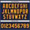 Custom Navy Gold-Crimson Authentic Baseball Jersey