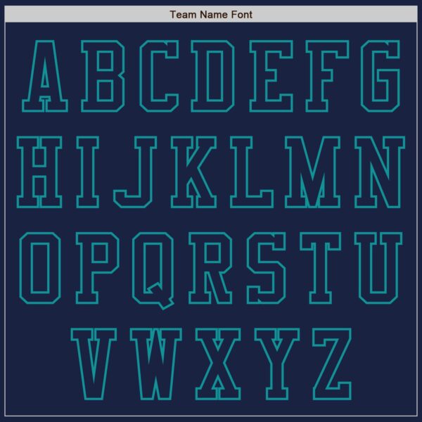 Custom Navy Teal Authentic Baseball Jersey